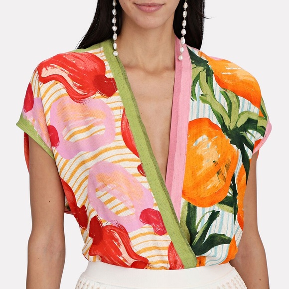 Farm Rio Fruit Scarf Top - Picture 2 of 3